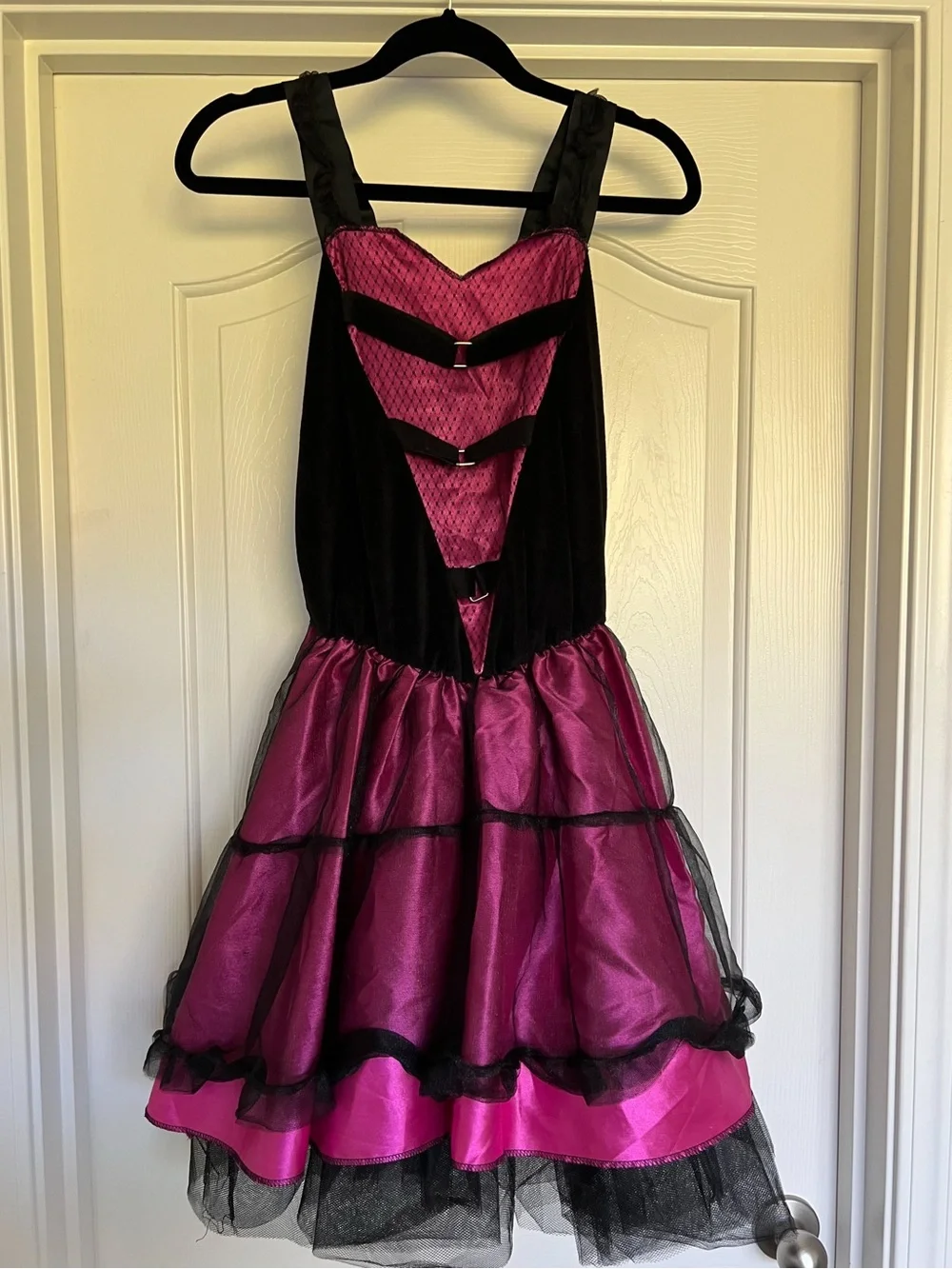 Vintage Girls Gothic Ballerina Costume Dress size 10-12